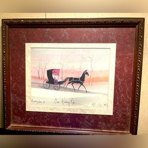 P Buckley Moss “Our Wedding Ride”